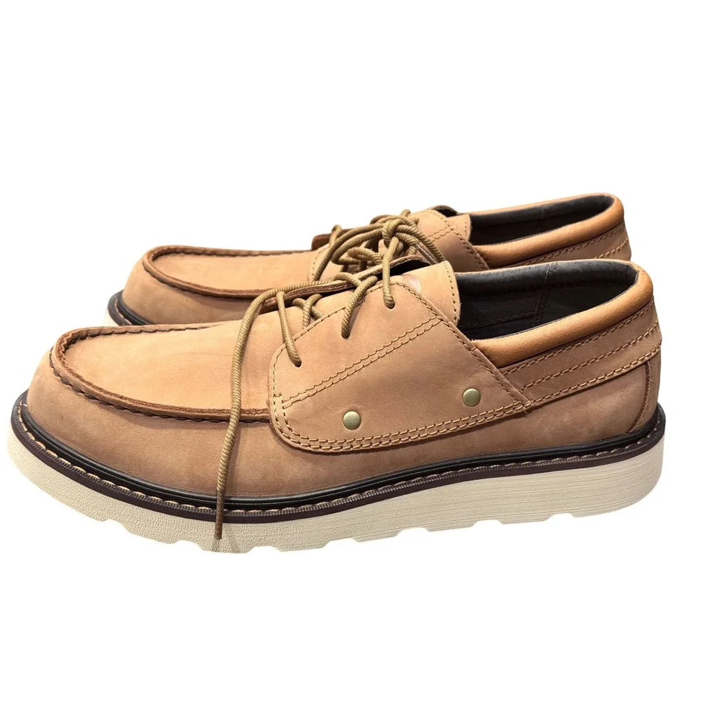 Sorel Slabtown Mariner 62' Leather Shoes Velvet Tan Men's 12 Business Casual